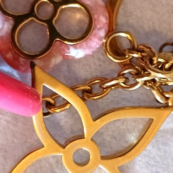 Louis Vuitton Portocre color line bag charm, key ring - Picture 6 of 16